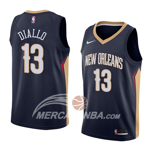 Maglia NBA New Orleans Pelicans Cheick Diallo Icon 2018 Blu